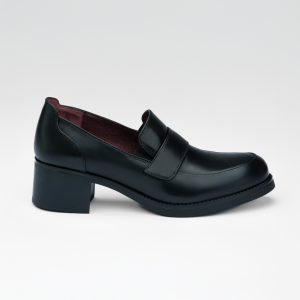 Chausmo Chaussures à talon en cuir Noir _2037