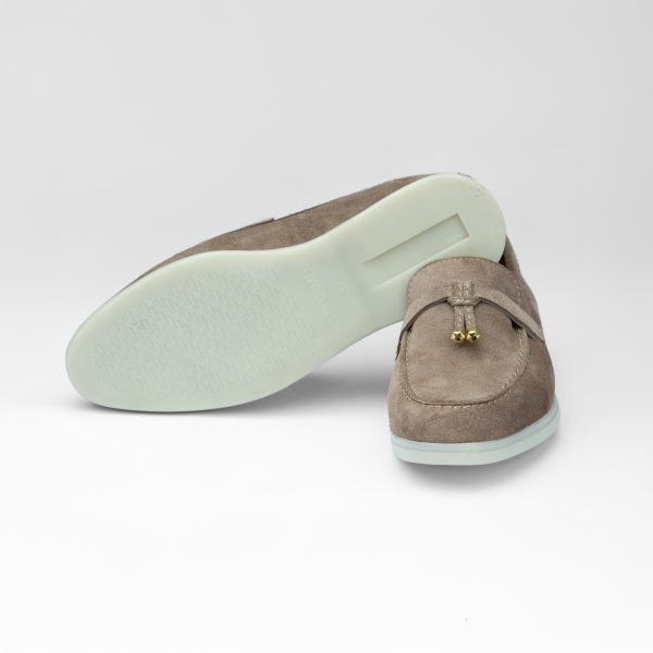 Chausmo Mocassin Daim Taupe 1007-3 – Image 3