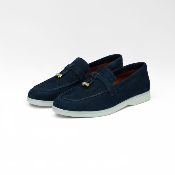 Chausmo Mocassin Daim Bleu 1007 – Image 4