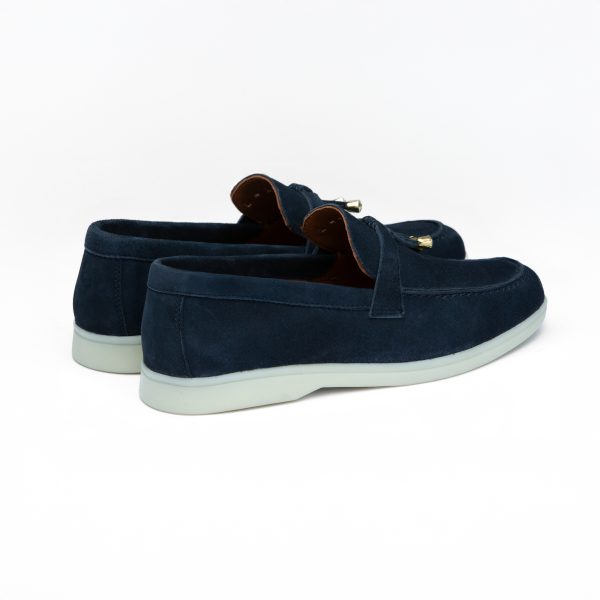 Chausmo Mocassin Daim Bleu 1007 – Image 2