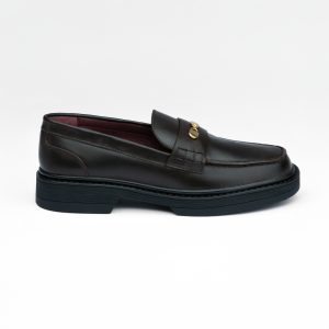 Chausmo Mocassins en cuir Marron - 1019
