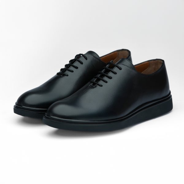 Chausmo Chaussure Classique en Cuir Noir 1002 - Hommes – Image 2
