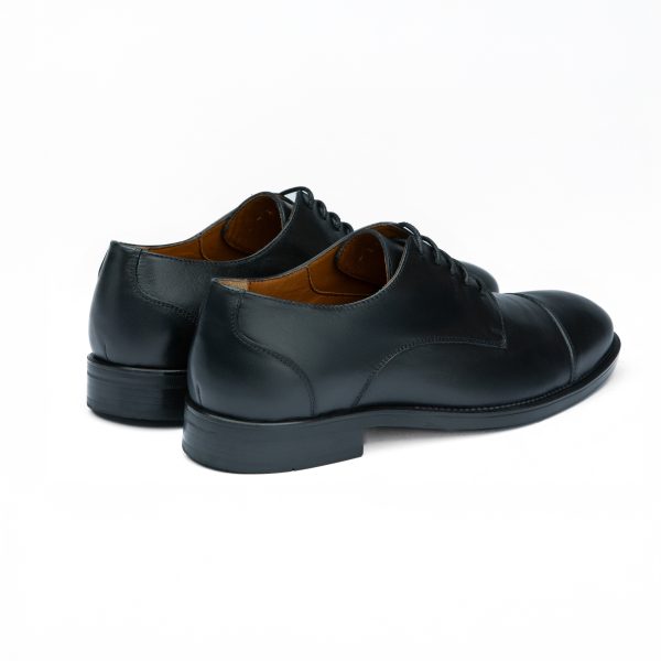 Chausmo Chaussure en Cuir Noir 1018/1 - Hommes – Image 4