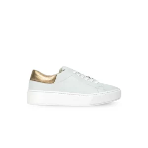 Chausmo Baskets en Cuir Gris 1009