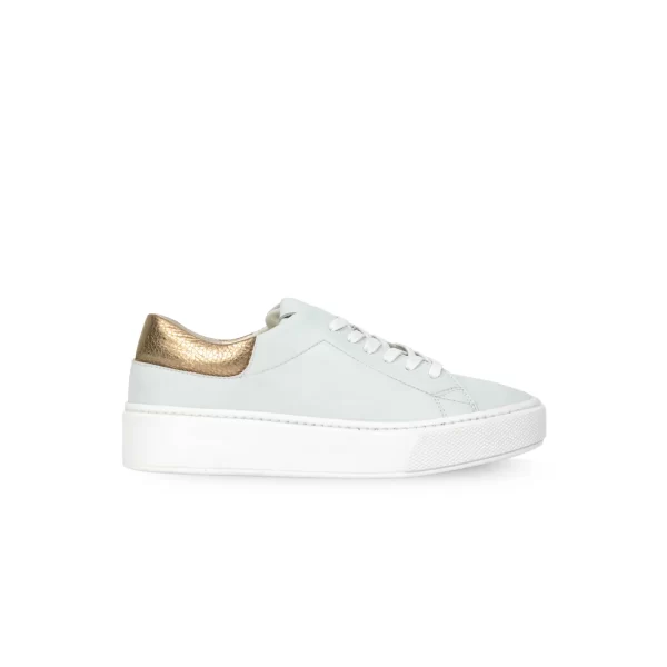 Chausmo Baskets en Cuir Gris 1009