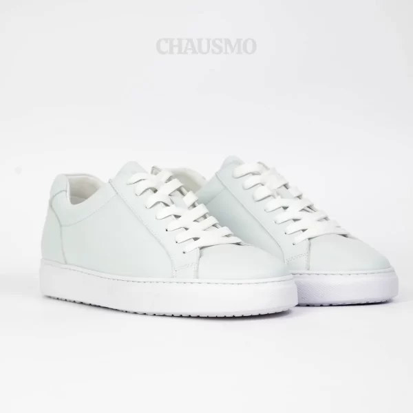 Chausmo Baskets en Cuir Gris 1001 - Hommes – Image 5