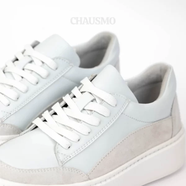 Chausmo Baskets en Daim et Cuir 1011 – Image 3