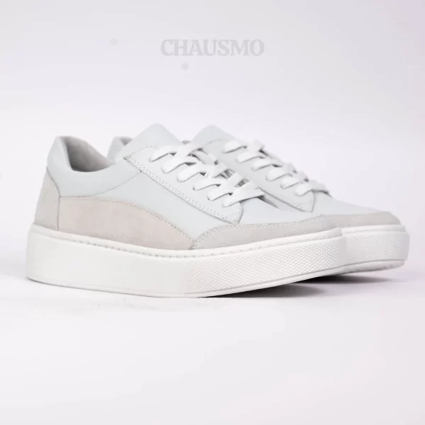 Chausmo Baskets en Daim et Cuir 1011 – Image 5