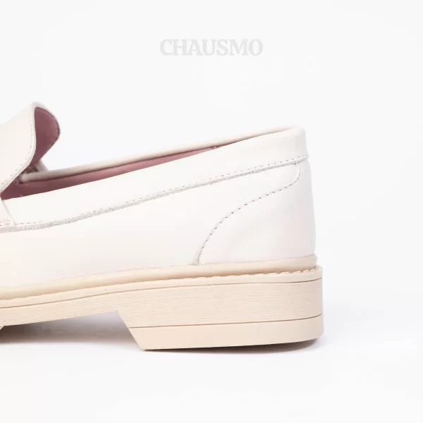 Chausmo Mocassins en Cuir Beige 0422 – Image 3