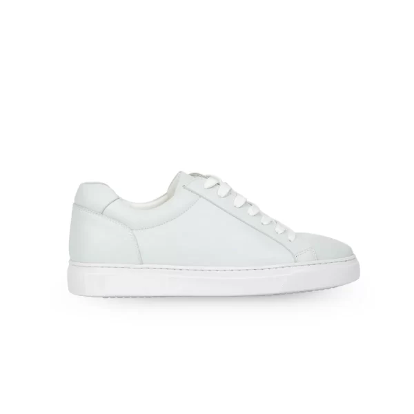 Chausmo Baskets en Cuir Gris 1001 - Hommes