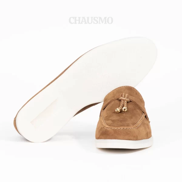 Chausmo Mocassin Daim Camel 1007-2 – Image 5