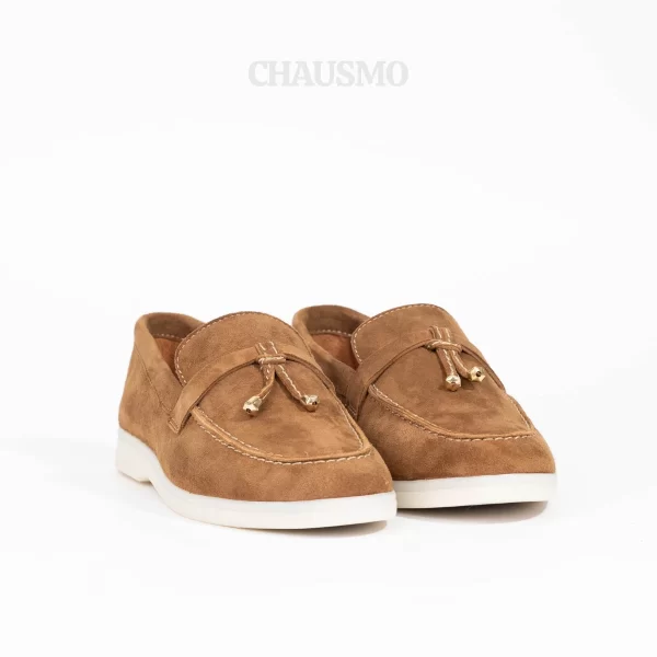 Chausmo Mocassin Daim Camel 1007-2 – Image 6