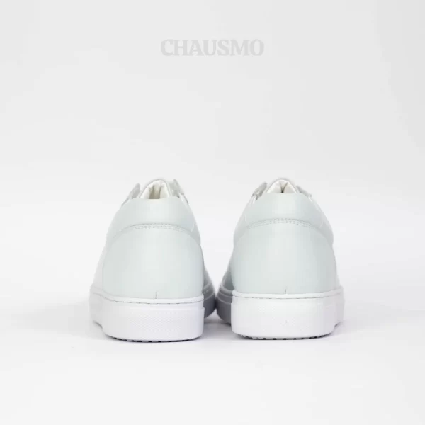 Chausmo Baskets en Cuir Gris 1001 - Hommes – Image 3