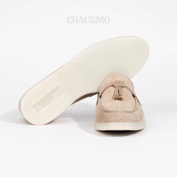 Chausmo Mocassin Daim Beige 1007 – Image 4
