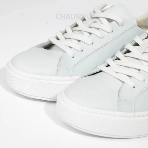 Chausmo Basket en Cuir Gris 1008 – Image 5