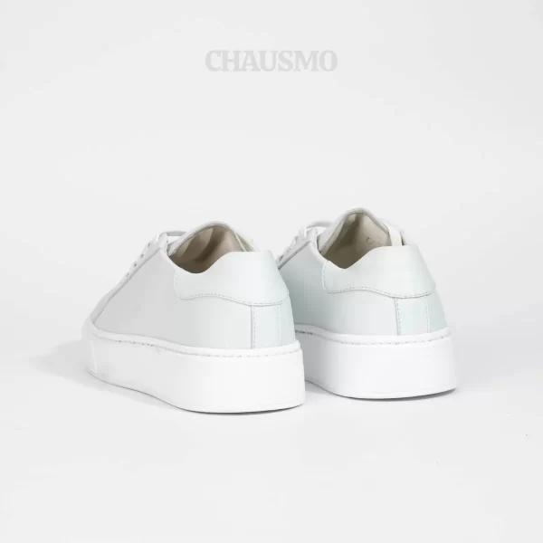 Chausmo Basket en Cuir Gris 1008 – Image 6