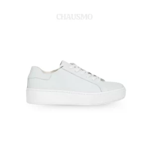 Chausmo Basket en Cuir Gris 1008