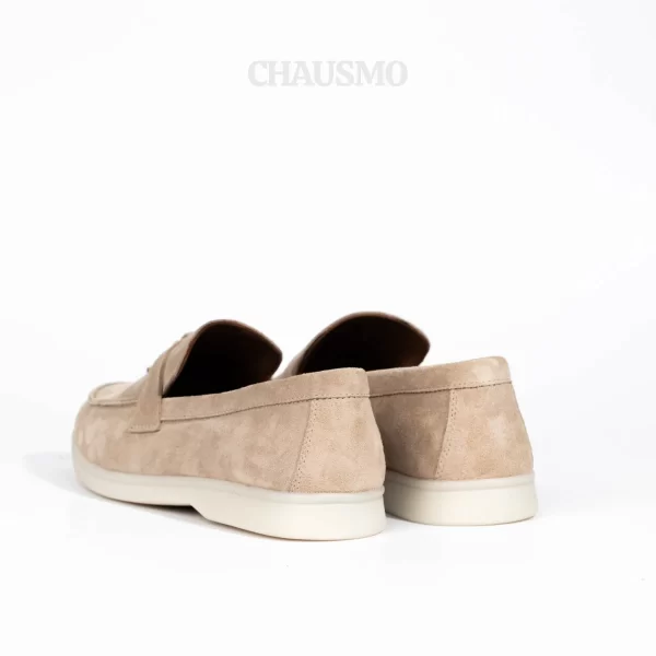 Chausmo Mocassin Daim Beige 1007 – Image 3